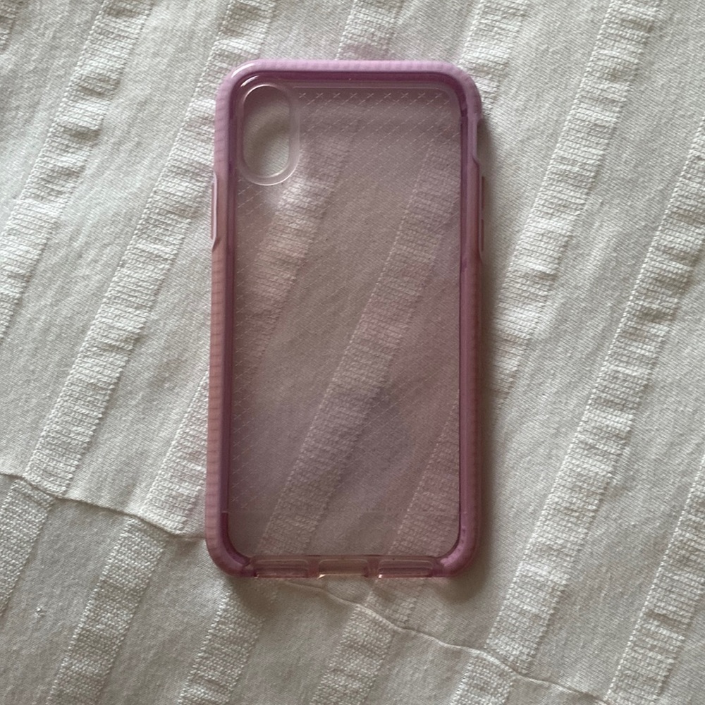 Tech 21 iPhone XS case, used. Light purple.